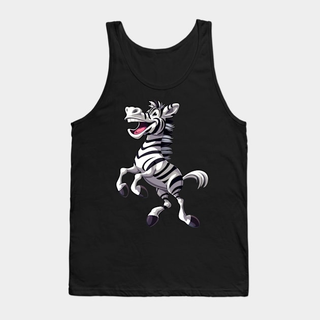 Zebra Endangerment Causes Tank Top by KatelynnCold Brew